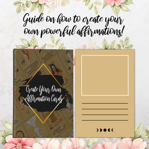 Golden Moon Shadow Work Affirmation Cards Guide