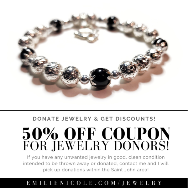 50% Off Coupon For Jewelry Donors