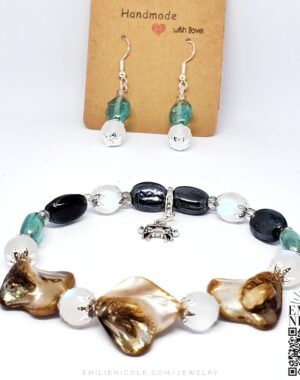 Age of Cancer (Zodiac) Jewelry Set by Emilie Nicole