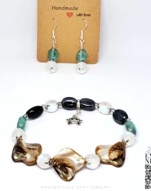 Age of Cancer (Zodiac) Jewelry Set by Emilie Nicole