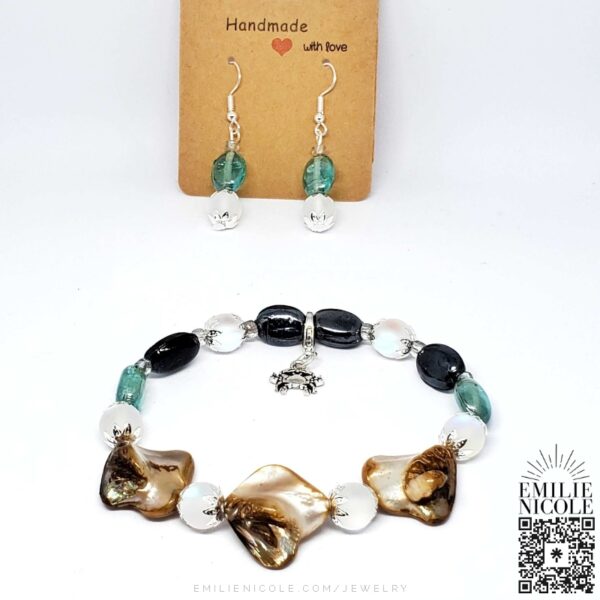 Age of Cancer (Zodiac) Jewelry Set by Emilie Nicole