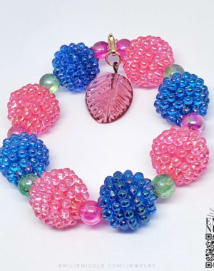 Blue Raspberry Jewelry Set for Kids by Emilie Nicole