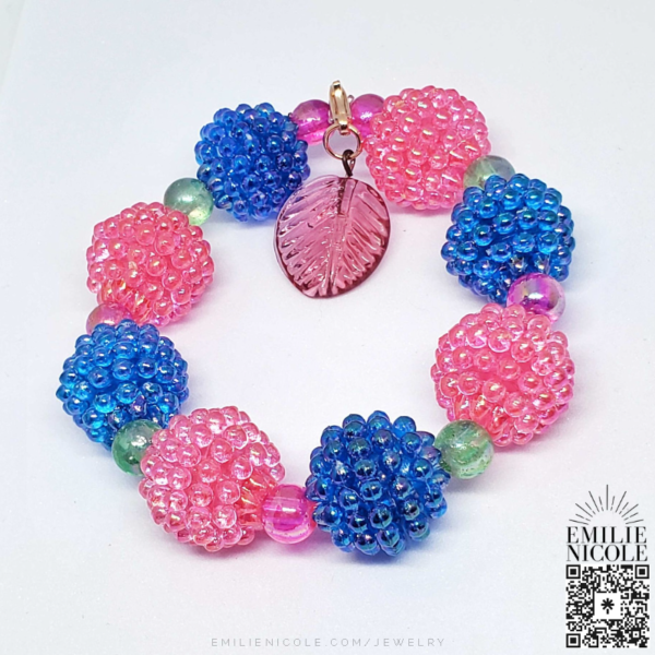 Blue Raspberry Jewelry Set for Kids by Emilie Nicole