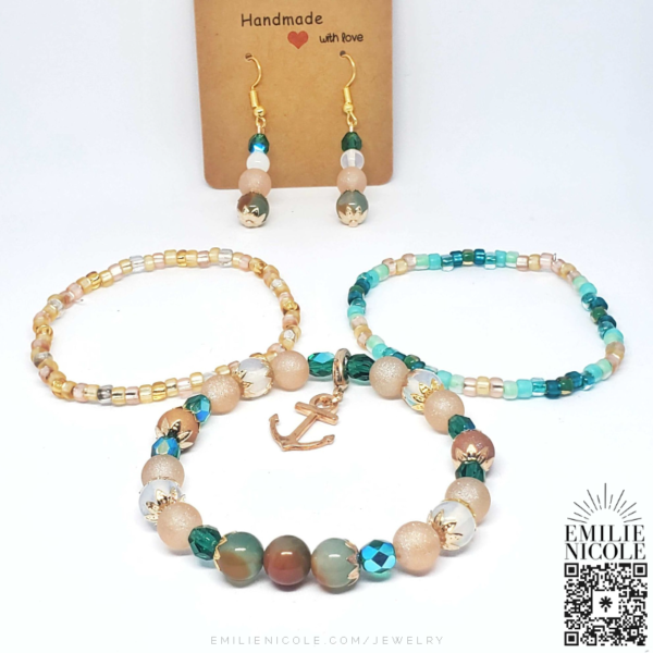 Tropical Paradise Jewelry Stack Set by Emilie Nicole