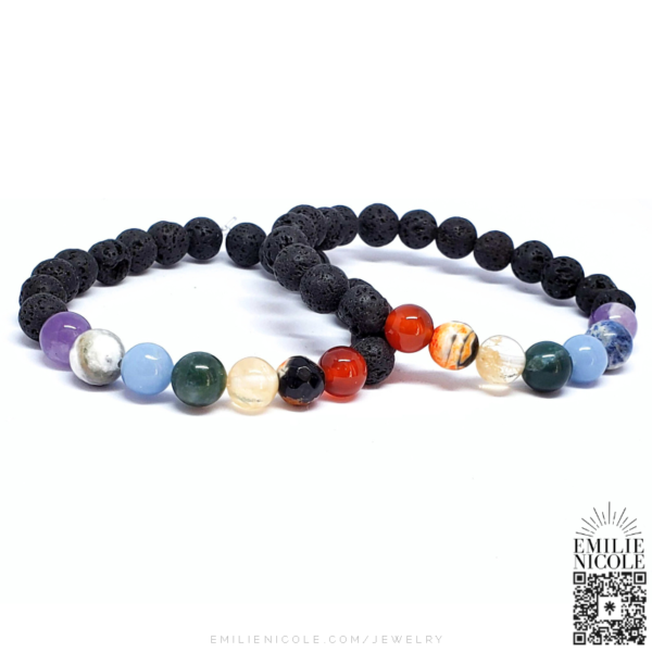 7 Chakra Bracelet Jewelry Set by Emilie Nicole